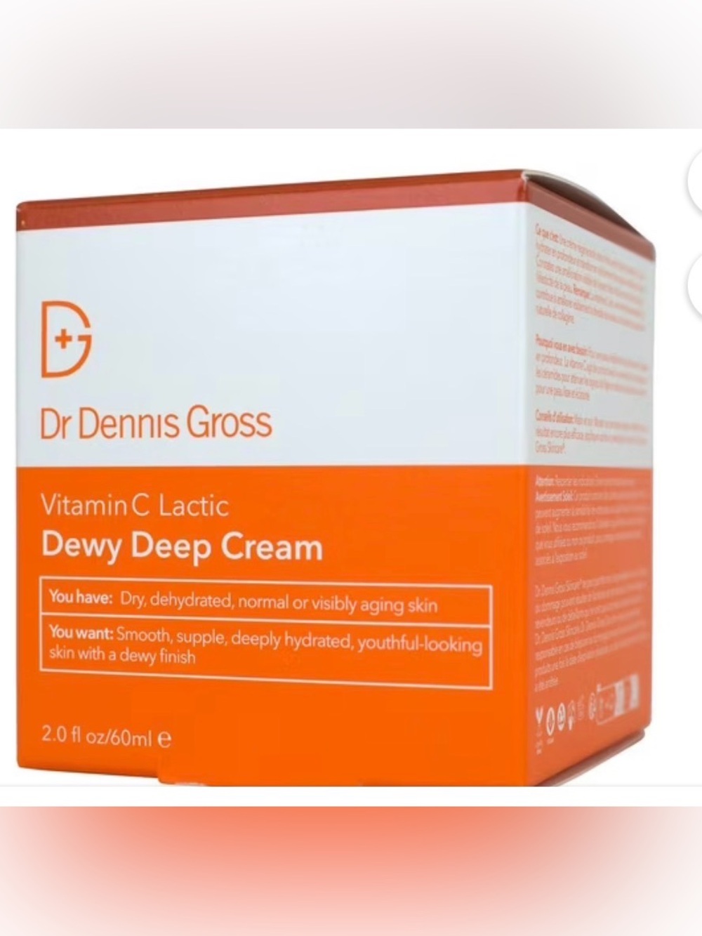 DR. DENNIS GROSS Vitamin C Lactic Dewy Deep Cream NEW IN BOX | Full Size - Picture 11 of 14